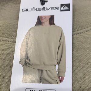 Quiksilver Khaki Sweatshirt BNWT
